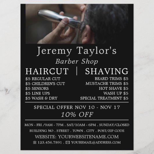 Elektrischer Saum, Männerwerbung Flyer (Vorne)