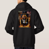 Elektrischer Schädel Hoodie (Rückseite)
