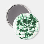 Elektrischer Schädel Magnet (Vorderseite/Rückseite)