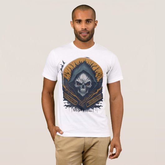 Elektrischer Schädel T-Shirt (Vorne ganz)