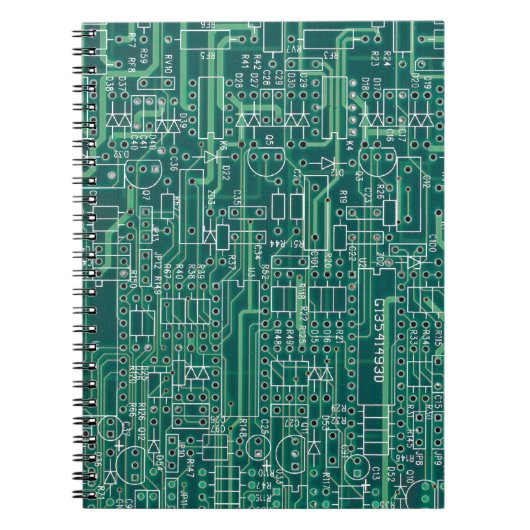 Elektrischer Schaltplan Notizblock (Vorderseite)