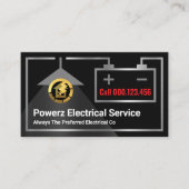 Elektrischer Schaltrahmen Visitenkarte (Vorderseite)