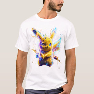Elektrischer Schlag Pikachu - Hyperrealistischer N T-Shirt