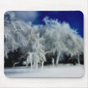 elektrischer Schnee Mousepad