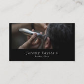 Elektrischer Shave, Männerbügel Visitenkarte (Vorderseite)