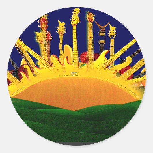 ELEKTRISCHER SONNENVERKEHR! RUNDER AUFKLEBER (Vorderseite)