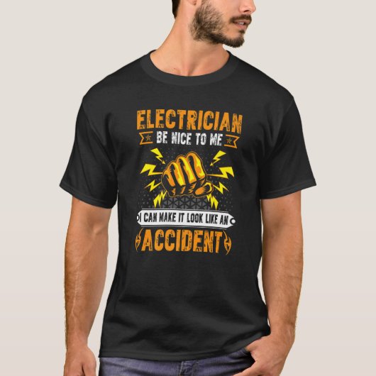Elektrischer Spaß für Männer T-Shirt (Vorderseite)