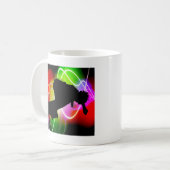 Elektrischer Spektrum-Skateboardfahrer Kaffeetasse (Vorderseite Links)