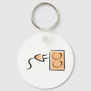 Elektrischer Stecker-Ausgang Schlüsselanhänger