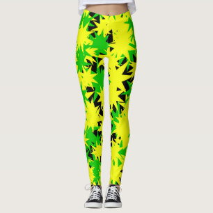 Elektrischer Sternenburst Leggings