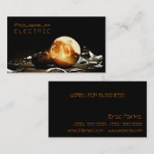 Elektrischer Strom, Elektriker, Visitenkarte (Vorne/Hinten)