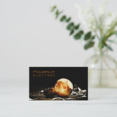 Elektrischer Strom, Elektriker, Visitenkarte (Stehend Vorderseite)