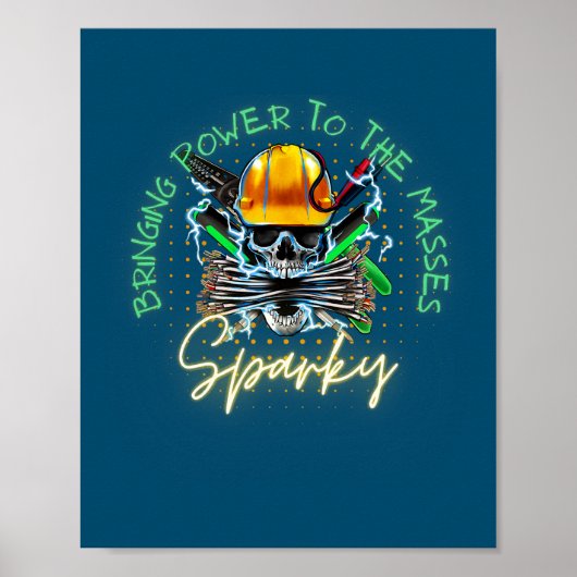 Elektrischer Strom Poster (Vorne)