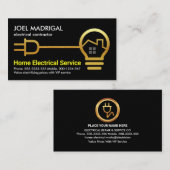 Elektrischer Stromkreis von Creative Gold Zuhause Visitenkarte (Vorne/Hinten)