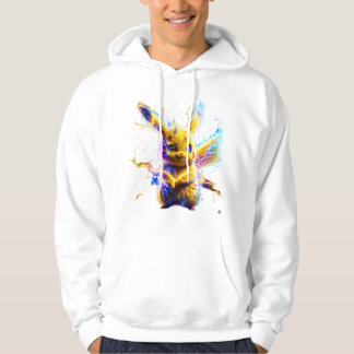 Elektrischer Stromstoß Pikachu - Hyper-Realistisch Hoodie