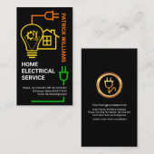 Elektrischer Stromverteiler Visitenkarte (Vorne/Hinten)