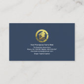 Elektrischer Stromverteiler von Gold Zuhause Visitenkarte (Rückseite)