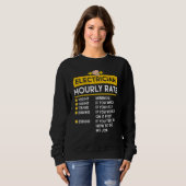 Elektrischer Stundensatz Stromkabel Lineman Sweatshirt (Vorne ganz)