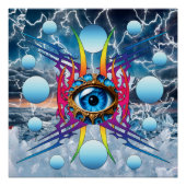 Elektrischer Sturm Poster (Vorderseite)