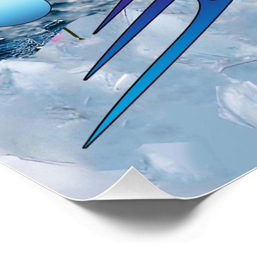 Elektrischer Sturm Poster (Ecke)