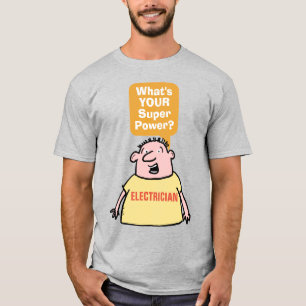 Elektrischer Super-Power. T-Shirt