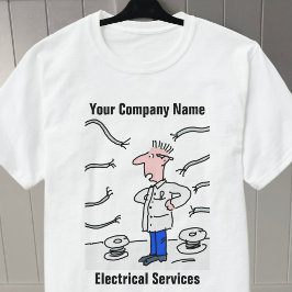 Elektrischer T - Shirt mit Kabel