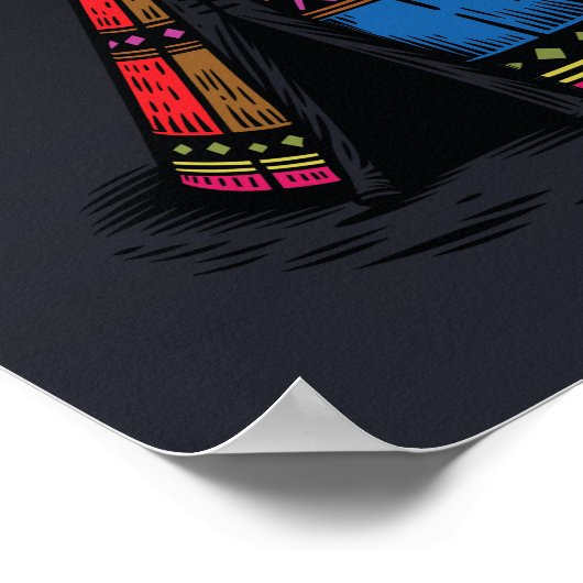 Elektrischer Teepee Poster (Ecke)