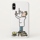 Elektrischer Theme Cartoon Case-Mate iPhone Hülle (Rückseite)