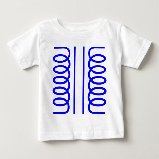 Elektrischer Transformator Baby T-shirt (Vorderseite)