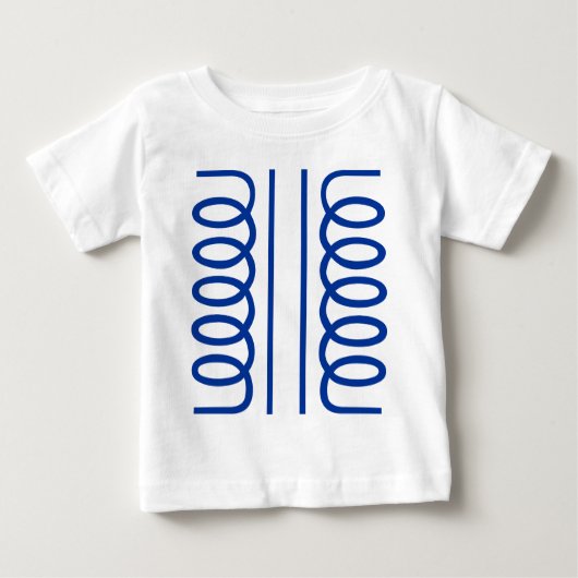 Elektrischer Transformator Baby T-shirt (Vorderseite)