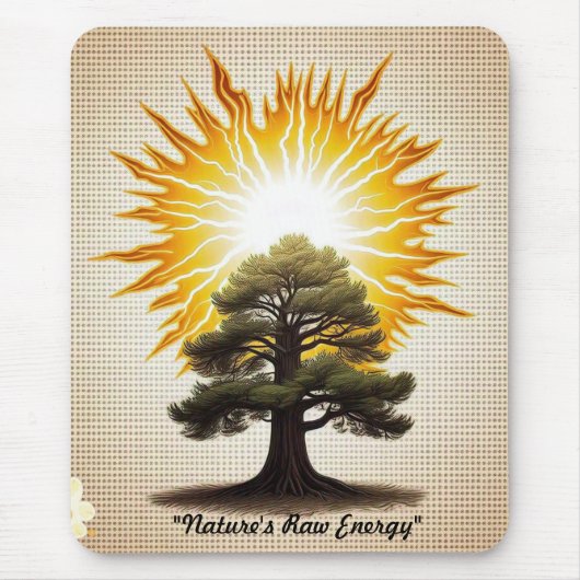 "elektrischer Traum" Mousepad (Vorne)