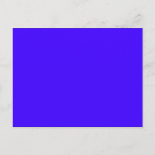 Elektrischer Ultramarine Postkarte (Vorderseite)