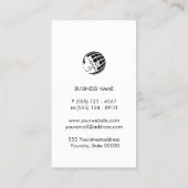 Elektrischer Unternehmer Visitenkarte (Rückseite)