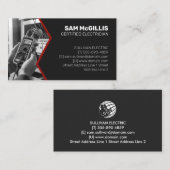 Elektrischer Unternehmer Visitenkarte (Vorne/Hinten)