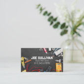 Elektrischer Unternehmer Visitenkarte (Stehend Vorderseite)