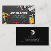 Elektrischer Unternehmer Visitenkarte (Vorne/Hinten)