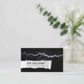 Elektrischer Unternehmer Visitenkarte (Stehend Vorderseite)