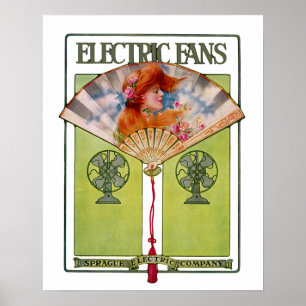 Elektrischer Ventilator-Anzeige Poster
