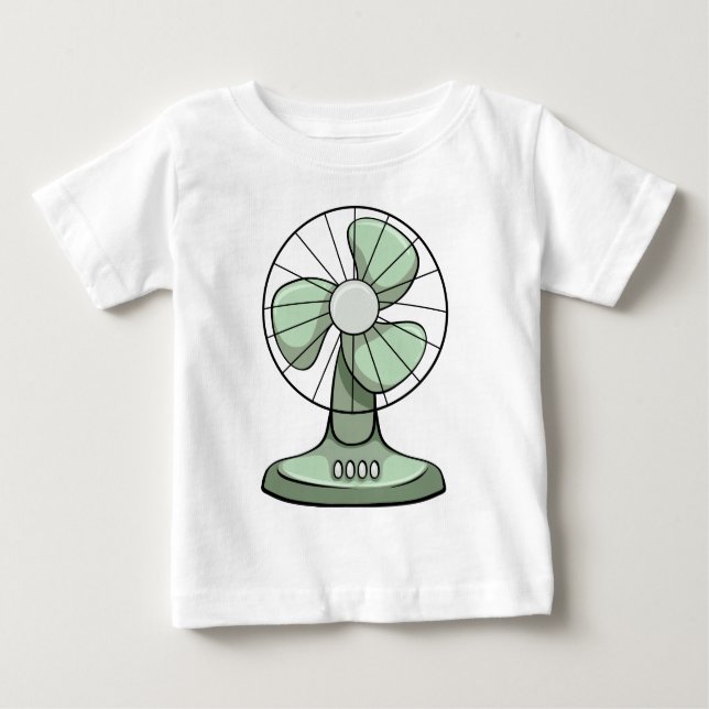Elektrischer Ventilator Baby T-shirt (Vorderseite)