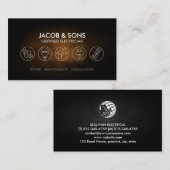 Elektrischer Vertragslieferant Visitenkarte (Vorne/Hinten)