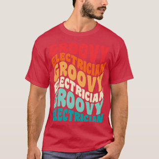 Elektrischer Vintag Retro 60er 70er 80er Vibes T-Shirt