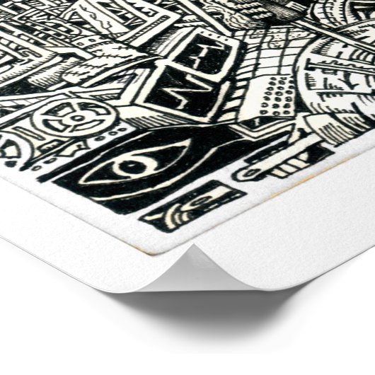 elektrischer Vorsitz von Brian Benson Poster (Ecke)