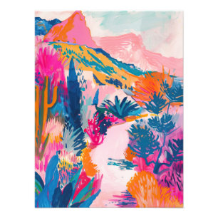 Elektrischer Wüstenweg Fotodruck