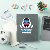 Elektrischer Zombie Neon Aufkleber (iPad Hülle)