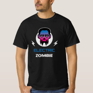 Elektrischer Zombie Neon T-Shirt