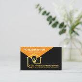 Elektrischer Zuhause-Stromverteiler Visitenkarte (Stehend Vorderseite)