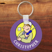 Elektrisches Bild mit Name Schlüsselanhänger (Vorderseite)