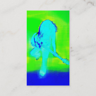 Elektrisches Blau - Visitenkarte