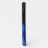 Elektrisches Blaues Feuer Abstrakte Flammen Case-Mate iPhone Hülle (Hinten/Links)