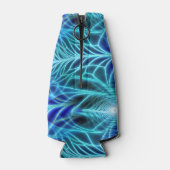 Elektrisches blaues leuchtendes Fraktal Wiederholu Flaschenkühler (Rückseite)